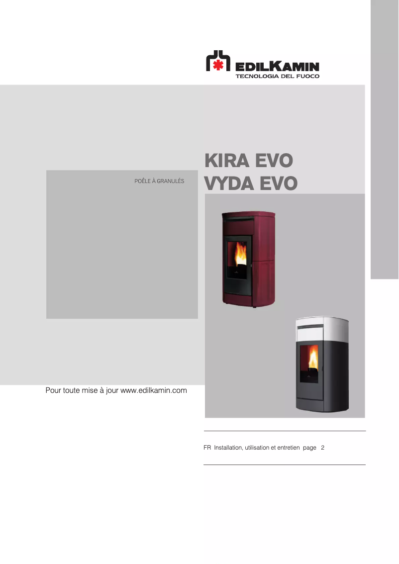 Image de la première page du manuel de l'appareil VYDA EVO