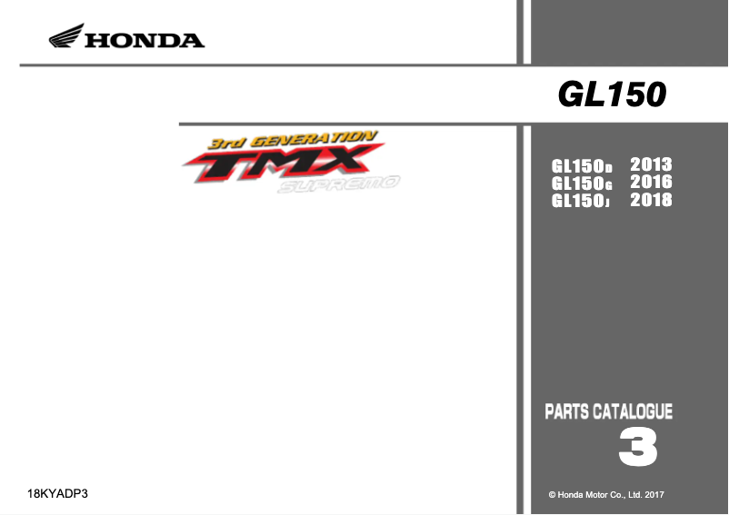 Page 1 de la notice Manuel utilisateur Honda TMX Supremo 1st Generation (2013)