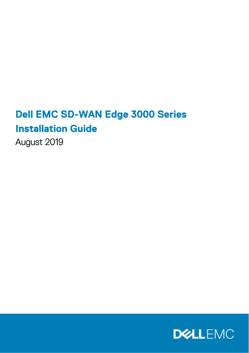 Page n°1 - Manuel utilisateur Dell Edge 3400