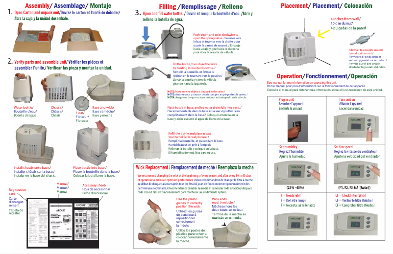 Image de la première page du manuel de l'appareil MA0800