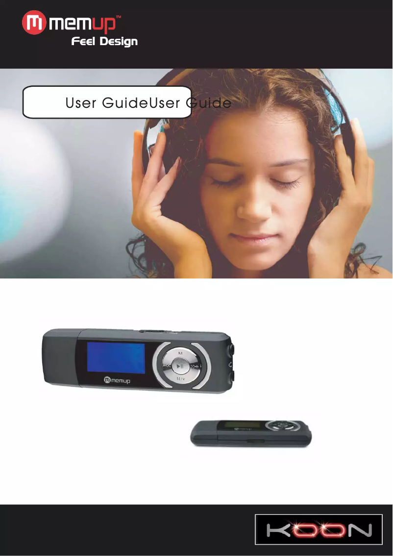 Page 1 de la notice Manuel utilisateur Memup KOON