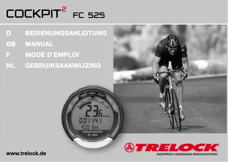 Image de la première page du manuel de l'appareil Cockpit2 FC 525
