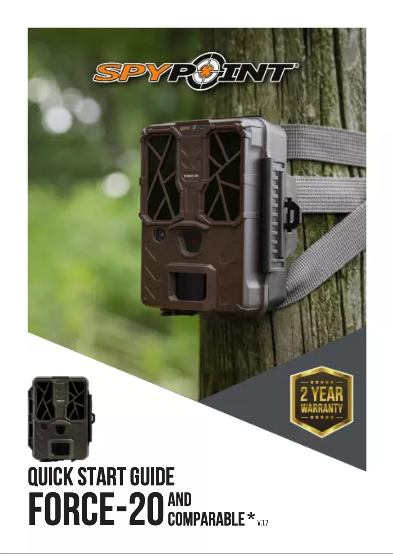 Page n°1 - Manuel utilisateur Spypoint Force-20