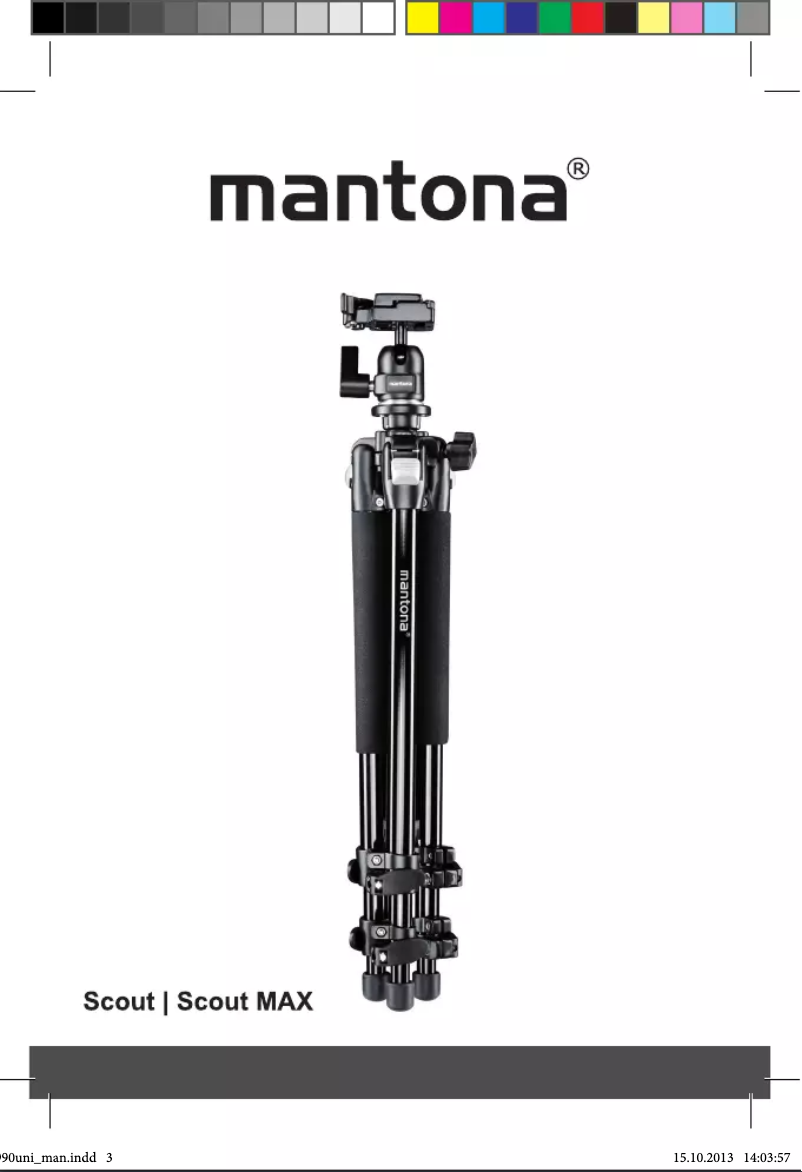 Page n°1 - Manuel utilisateur Mantona Scout