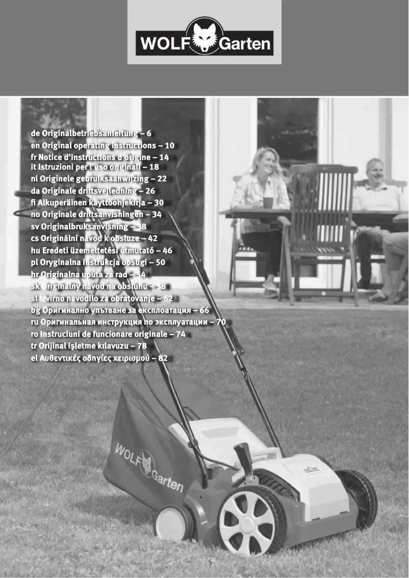Página 1 del manual Manual de usuario Wolf Garten V 302 E