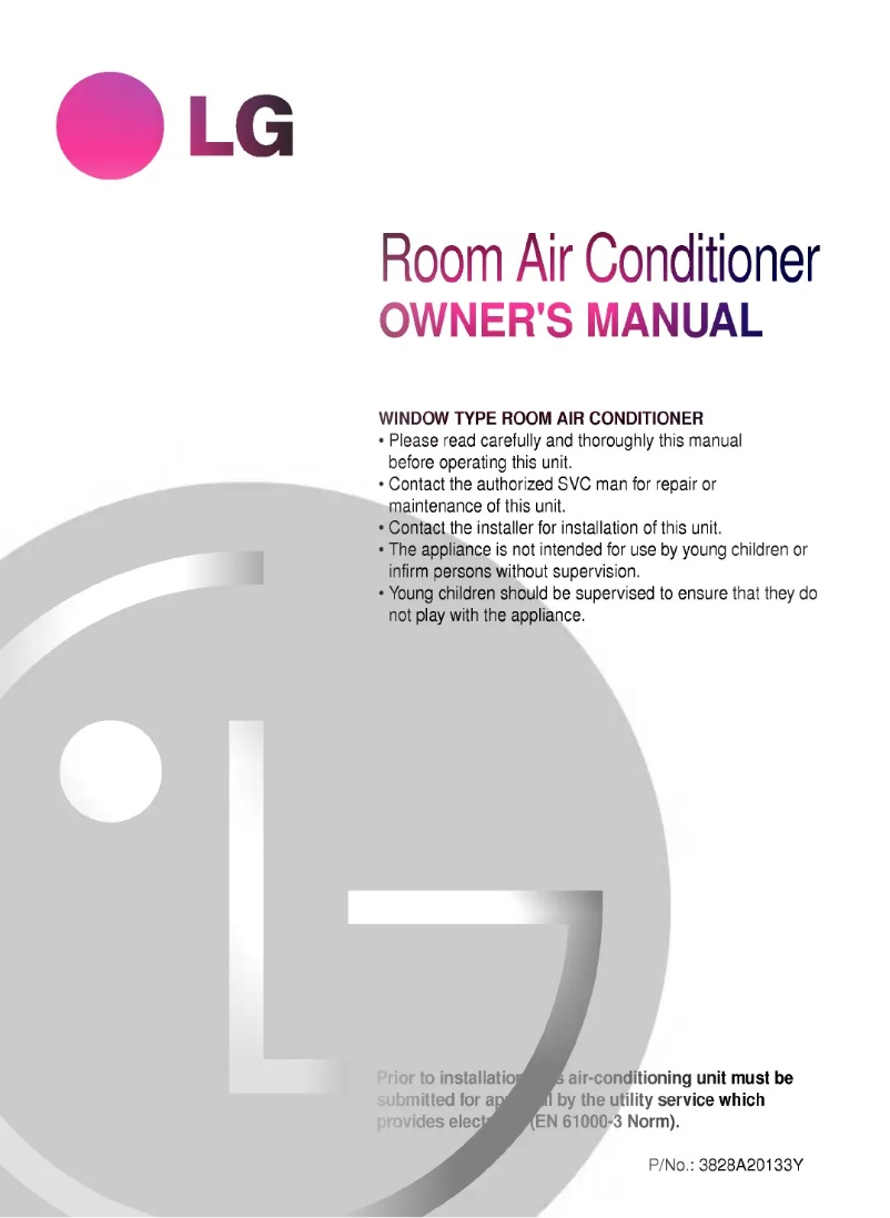 Page 1 de la notice Manuel utilisateur LG LWC1262PBG