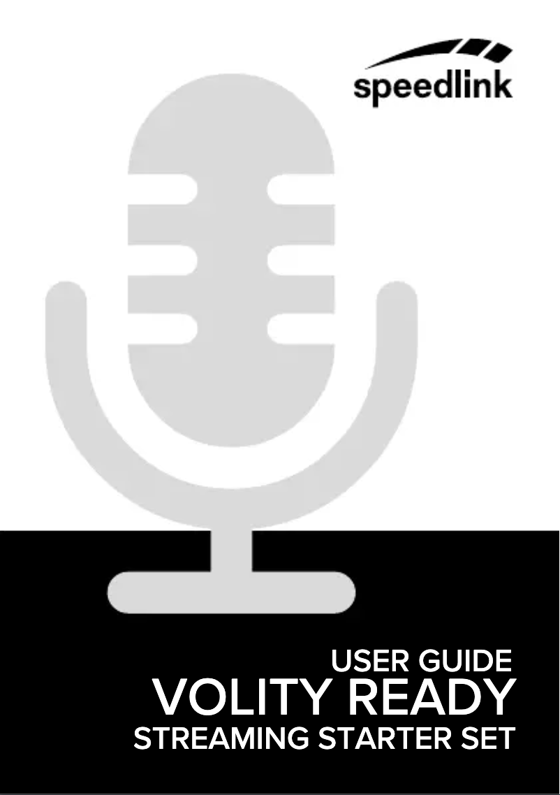 Imagen de la primera página del manual del dispositivo Volity Ready SL-800010-BK