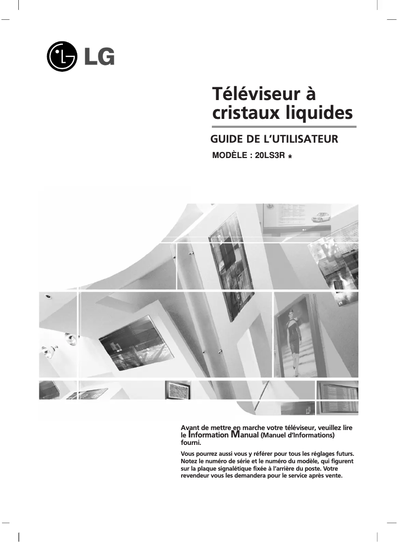 Image de la première page du manuel de l'appareil 20LS3R