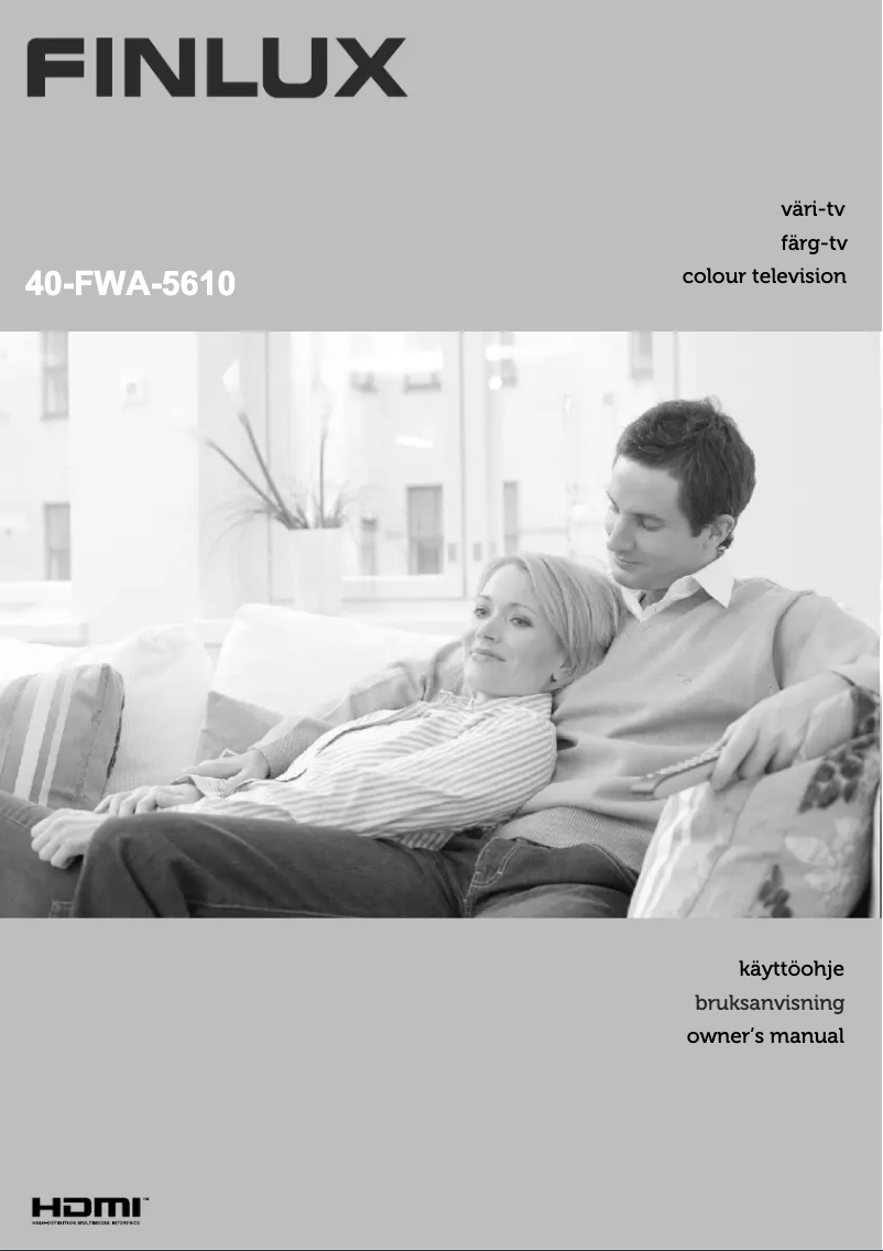 Image de la première page du manuel de l'appareil 40FWA5610