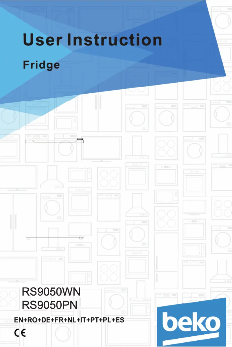 Page n°1 - Manuel utilisateur Beko RS9050WN