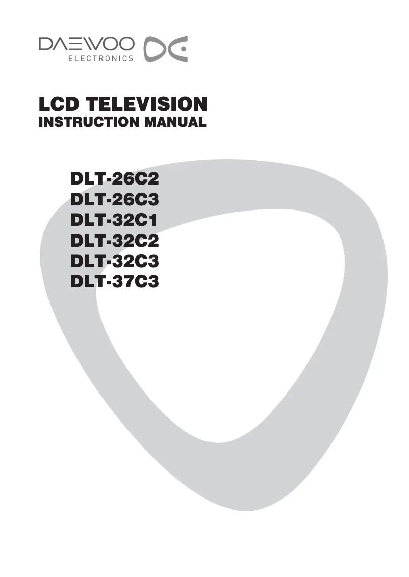 Page n°1 - Manuel utilisateur Daewoo DLT-32C1