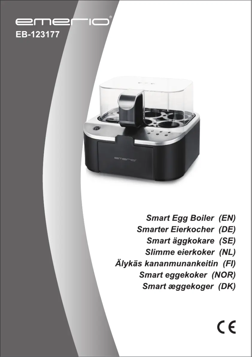 Page 1 de la notice Manuel utilisateur Emerio EB-123177