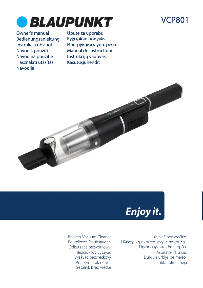 Image de la première page du manuel de l'appareil VCP801