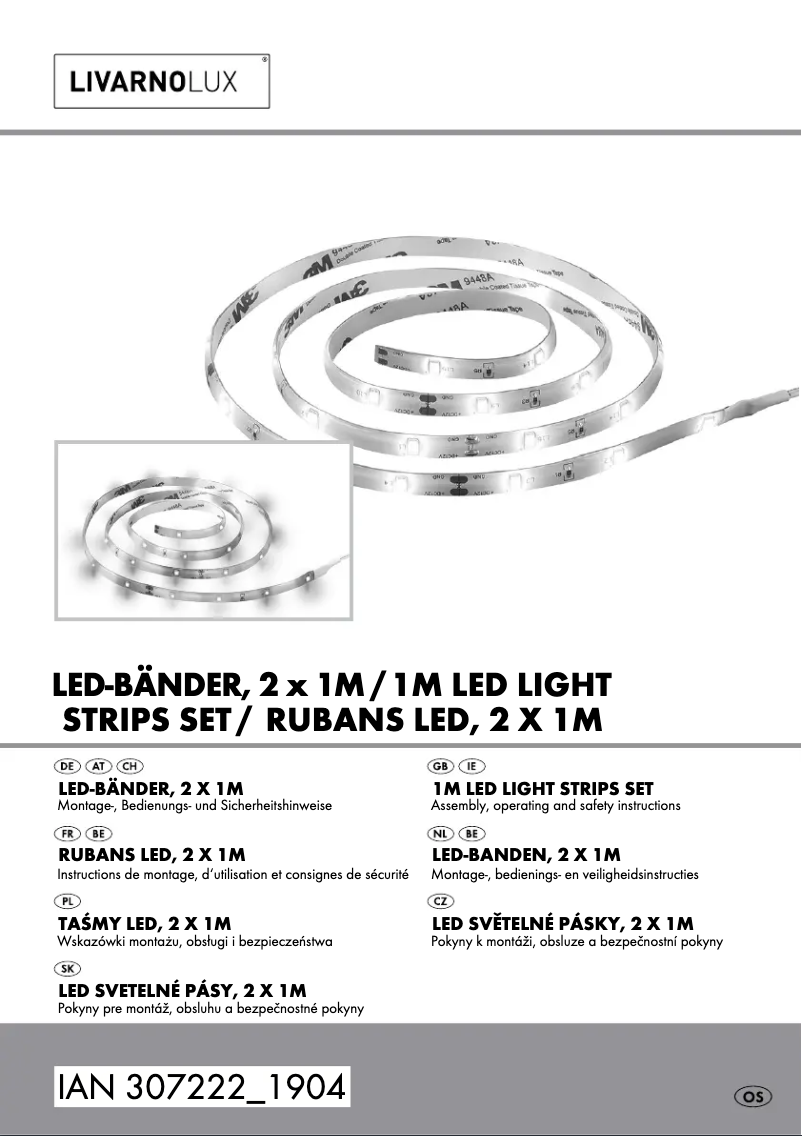 Page n°1 - Manuel utilisateur Livarno Lux IAN 307222