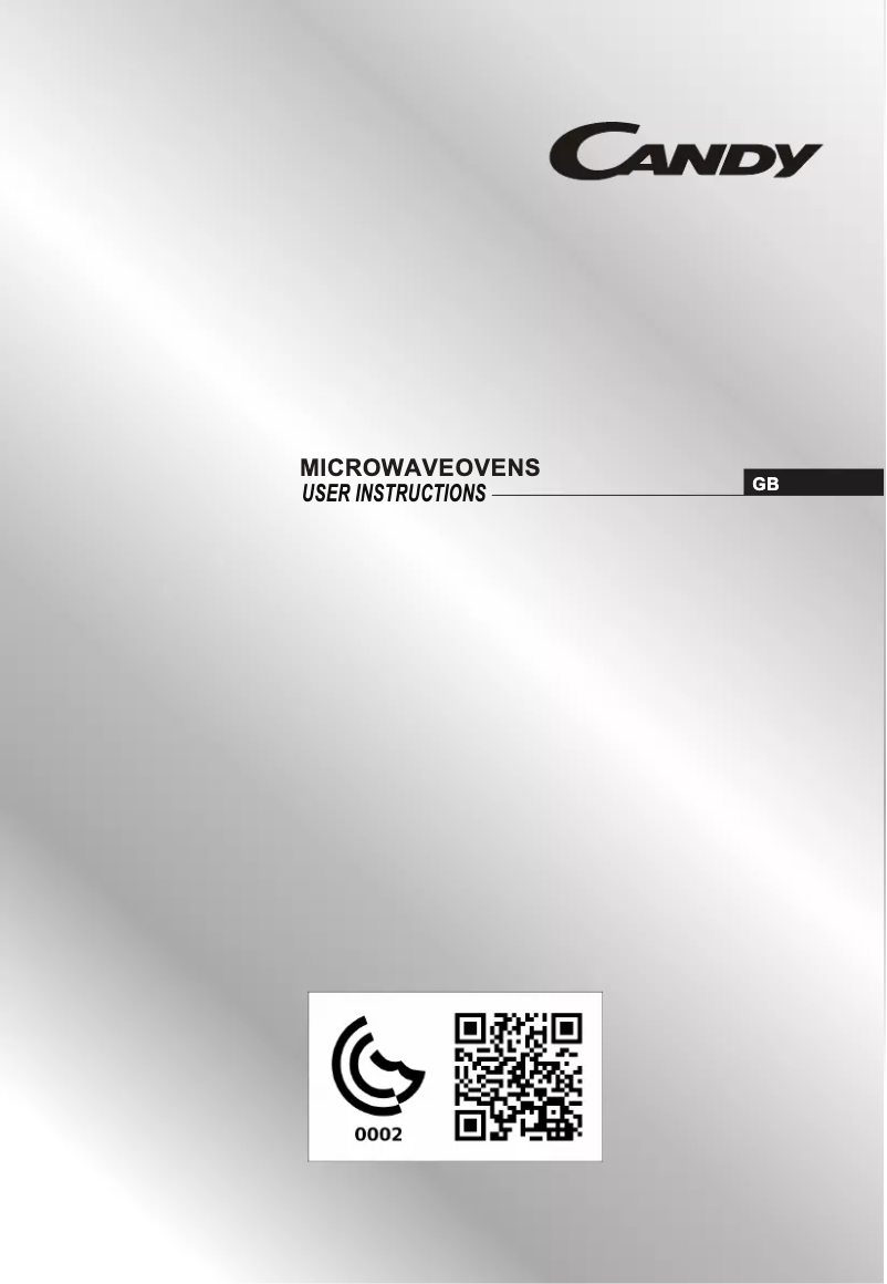 Image de la première page du manuel de l'appareil CMXW20DS