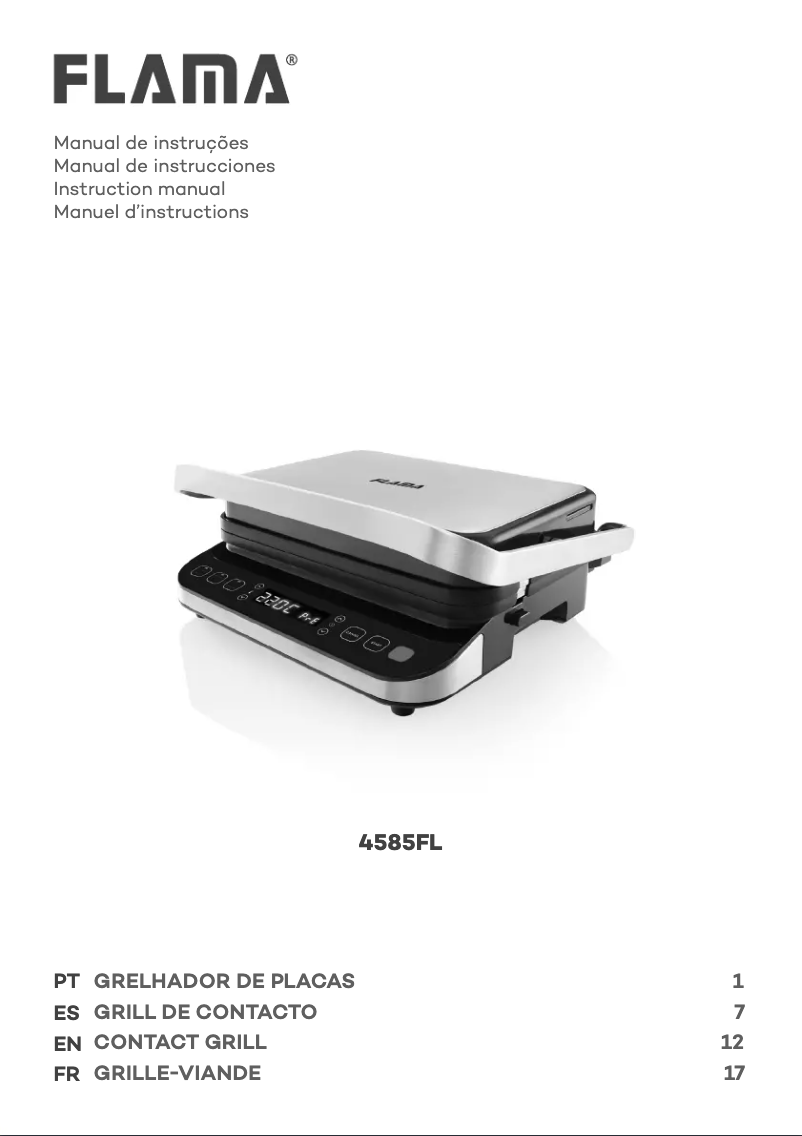 Page 1 de la notice Manuel utilisateur Flama 4585FL