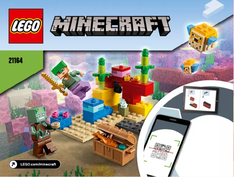 Image de la première page du manuel de l'appareil Minecraft 21164