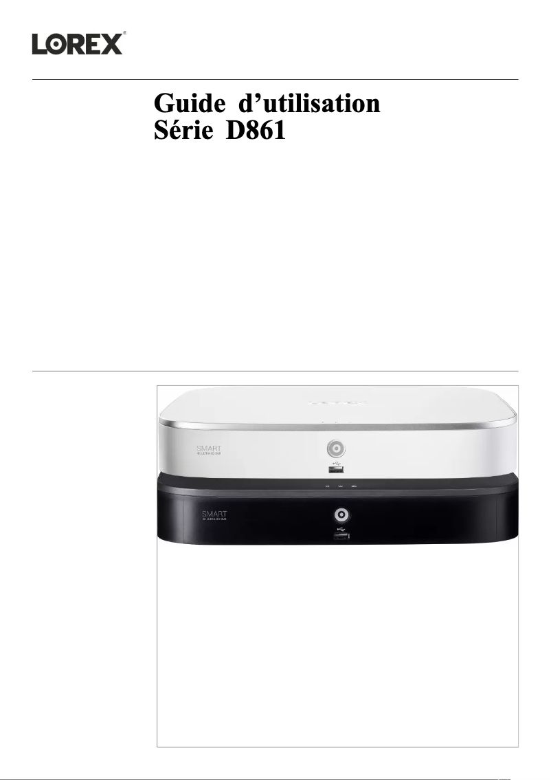 Página 1 del manual Manual de usuario Lorex D861A82B