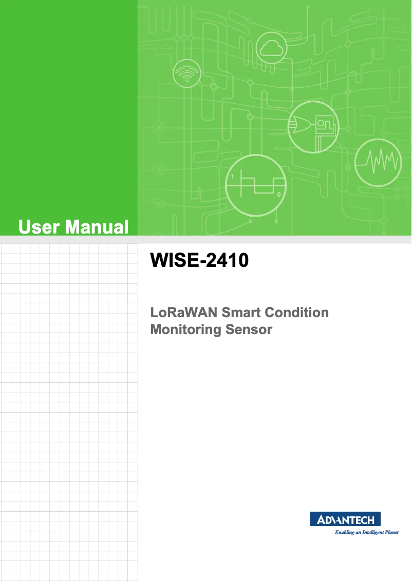 Página 1 del manual Manual de usuario Advantech WISE-2410X-E21NA