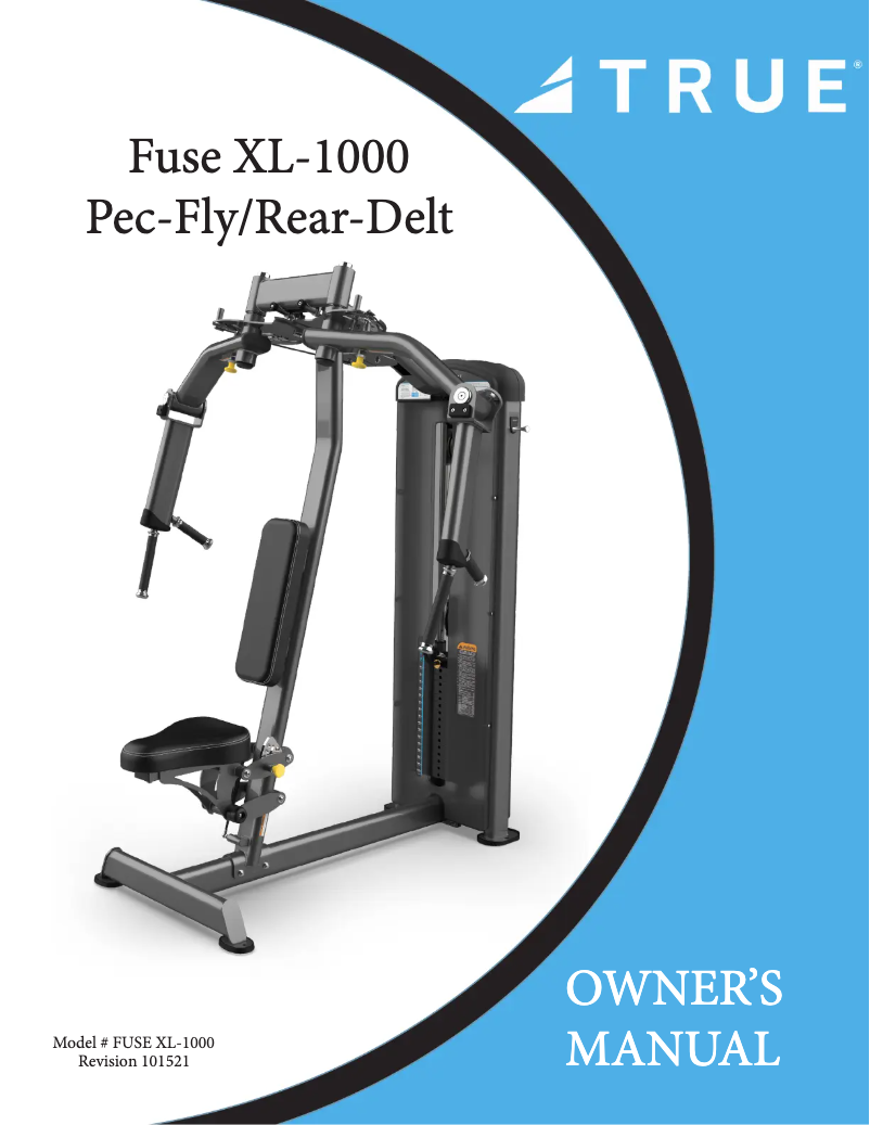 Page n°1 - Manuel utilisateur True XL-1000