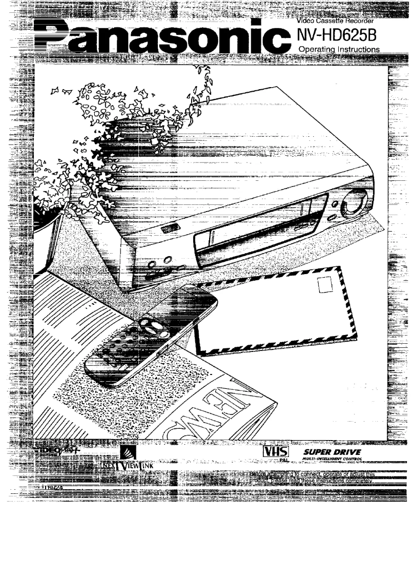 Page n°1 - Manuel utilisateur Panasonic NV-HD625B