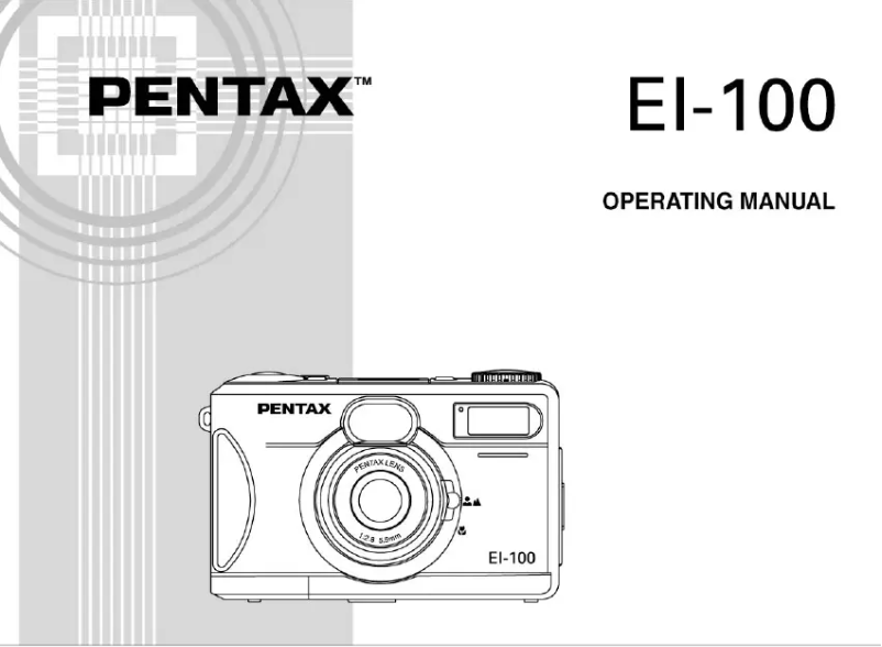 Página 1 del manual Manual de usuario Pentax EI-100