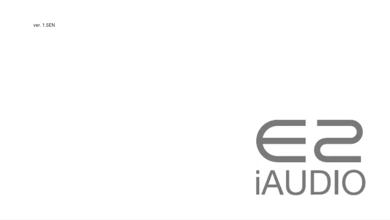 Image de la première page du manuel de l'appareil E2