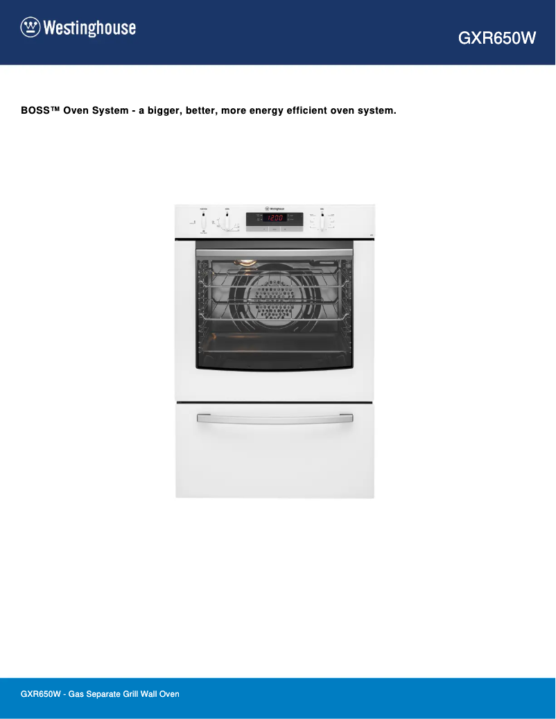 Image de la première page du manuel de l'appareil GXR650W