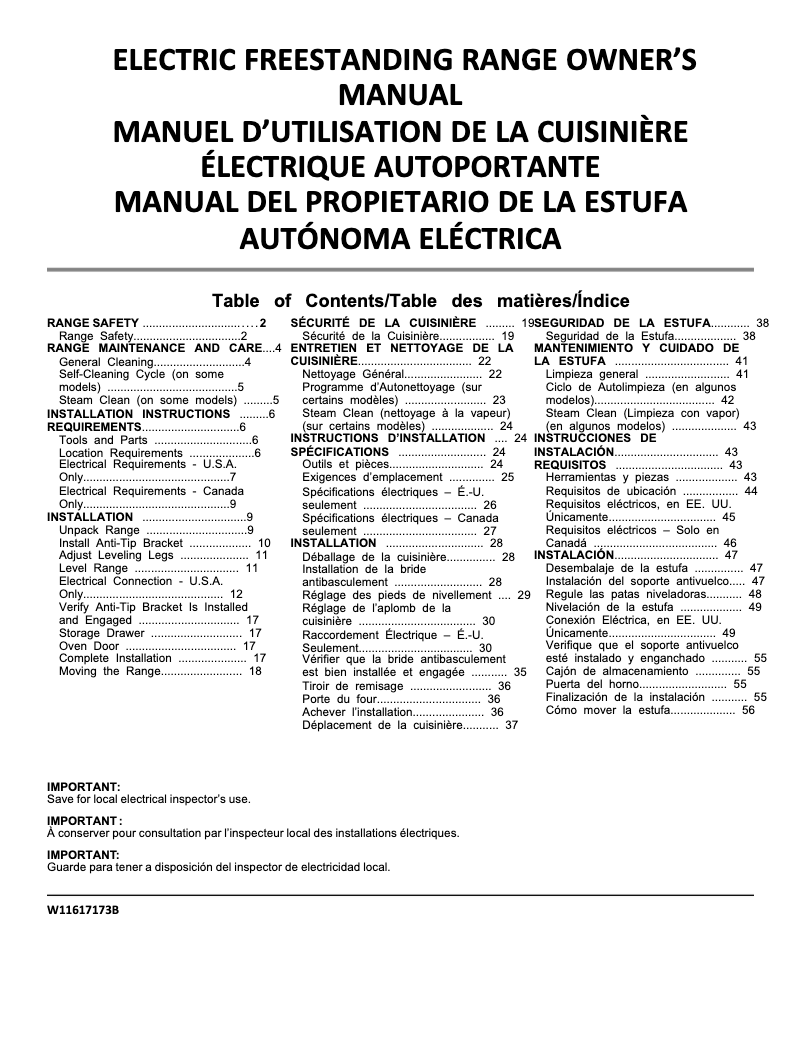 Page 1 de la notice Manuel utilisateur Whirlpool WFES3330RZ
