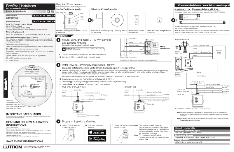 Image de la première page du manuel de l'appareil FCJS-010