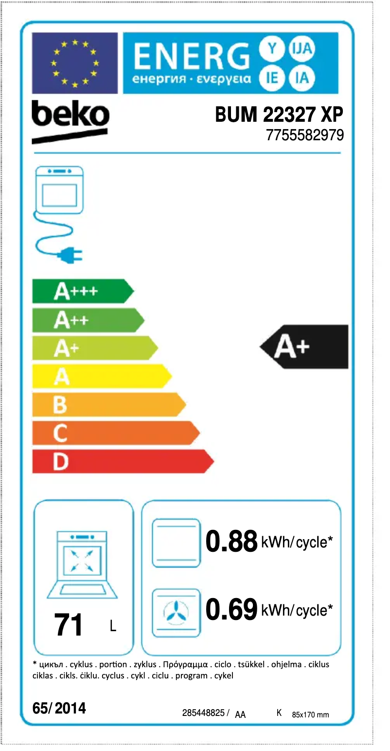Image de la première page du manuel de l'appareil BUM 22327 XP