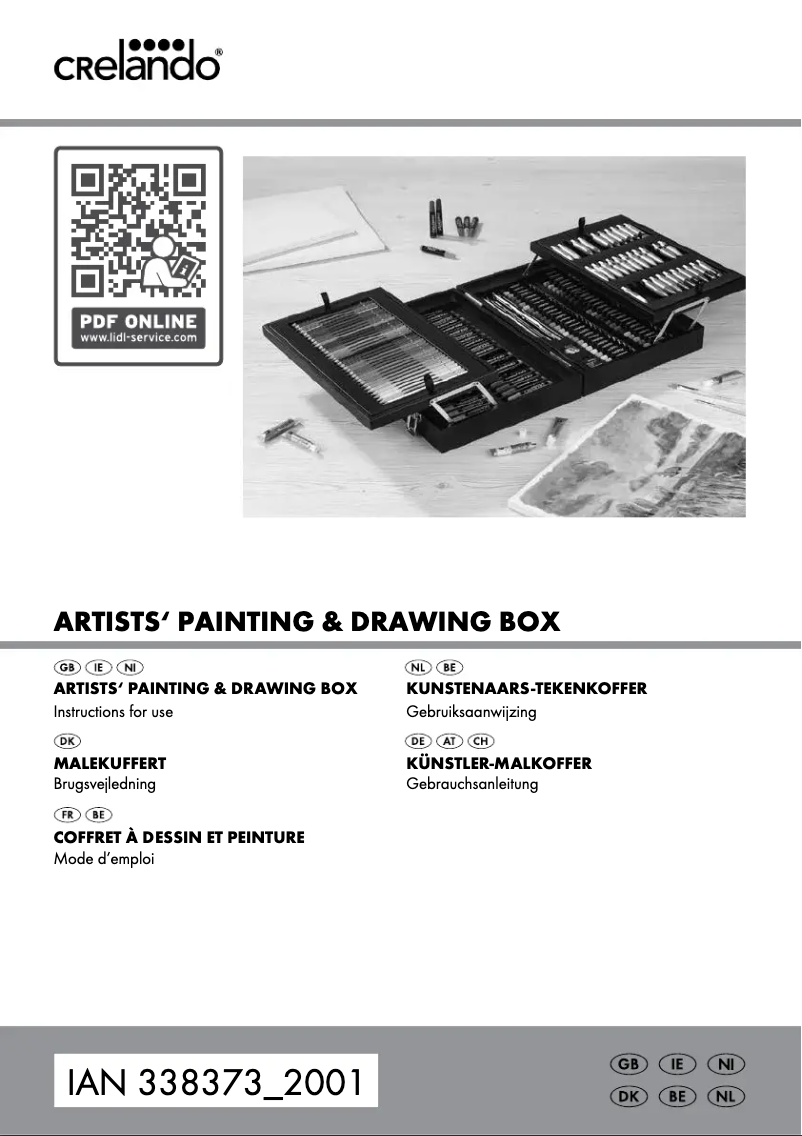 Page n°1 - Manuel utilisateur Crelando IAN 338373