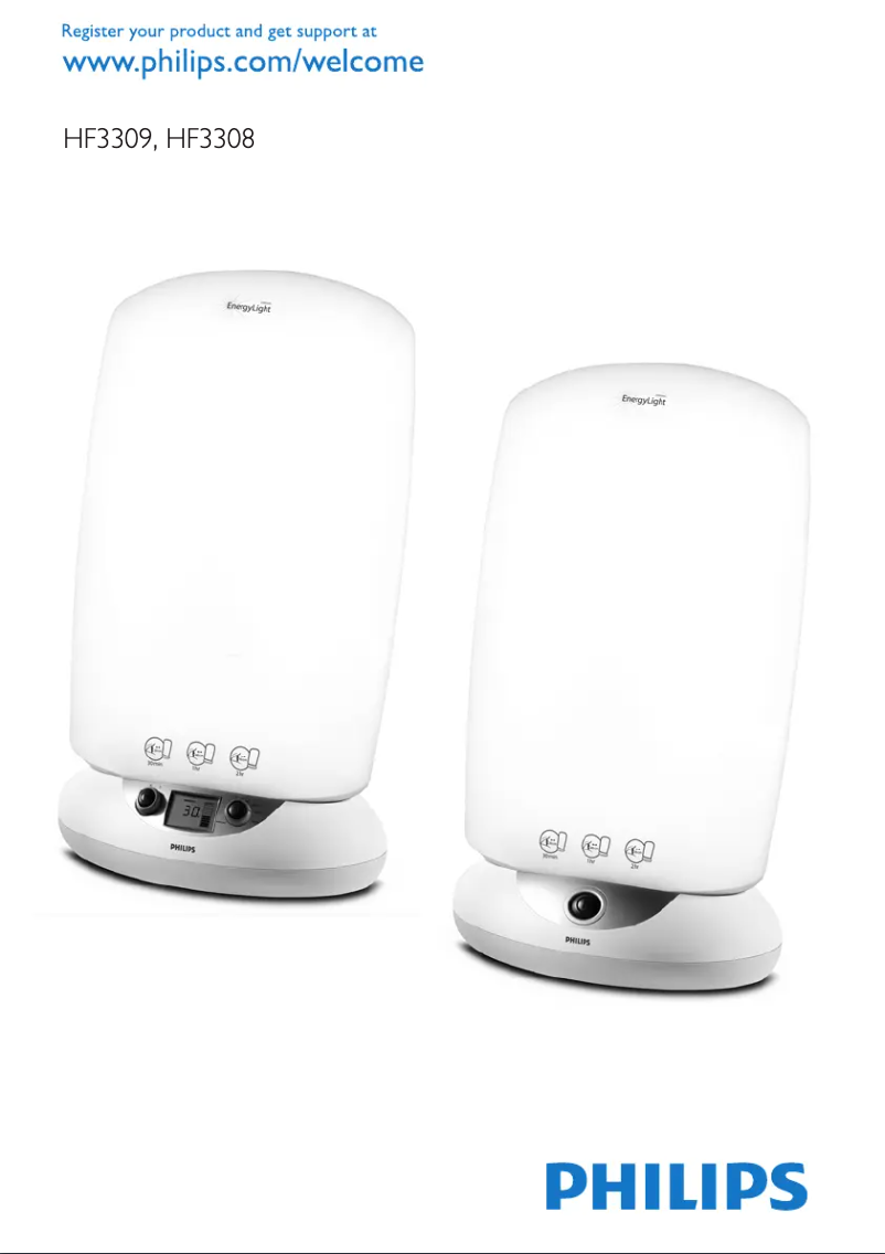 Página 1 del manual Manual de usuario Philips EnergyLight HF3308