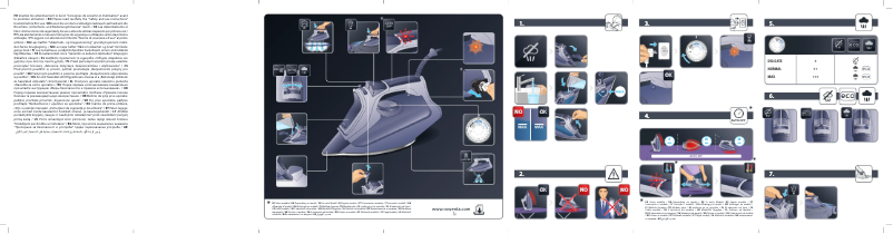 Page n°1 - Manuel utilisateur Rowenta Autosteam DW4120