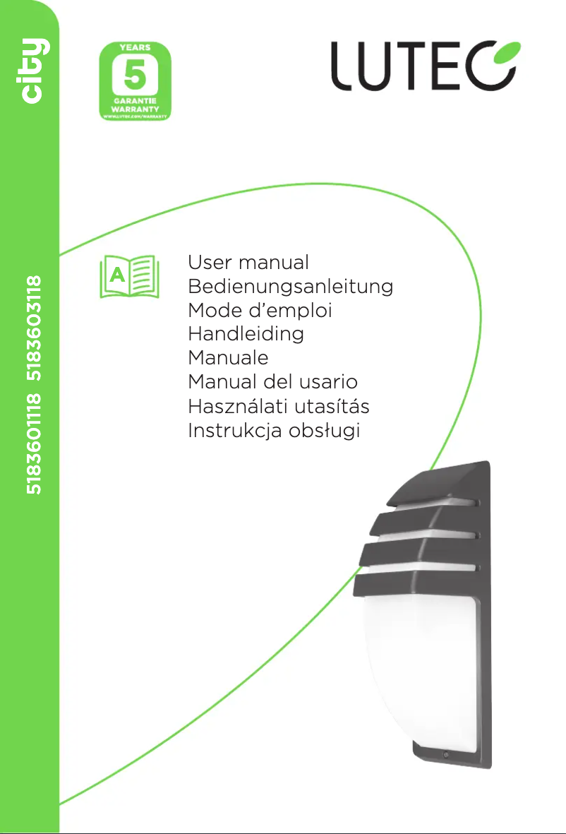 Image de la première page du manuel de l'appareil City