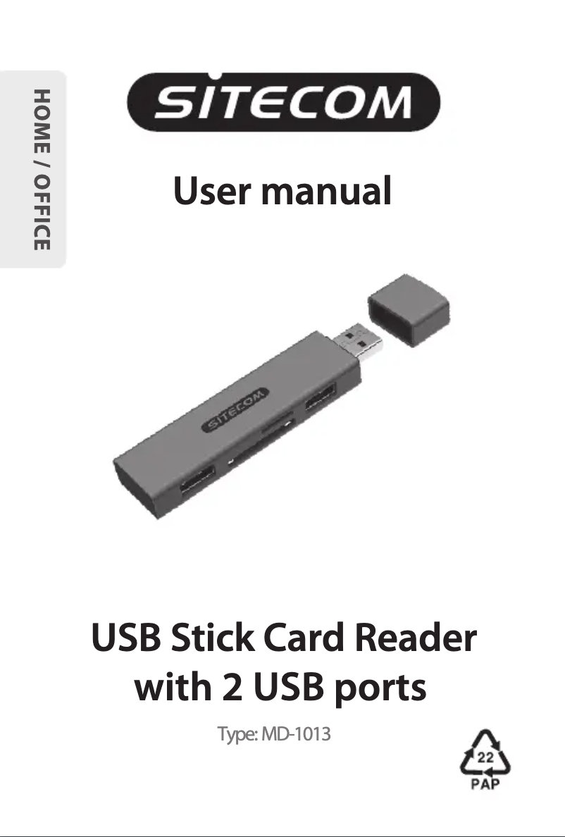 Image de la première page du manuel de l'appareil MD-1013