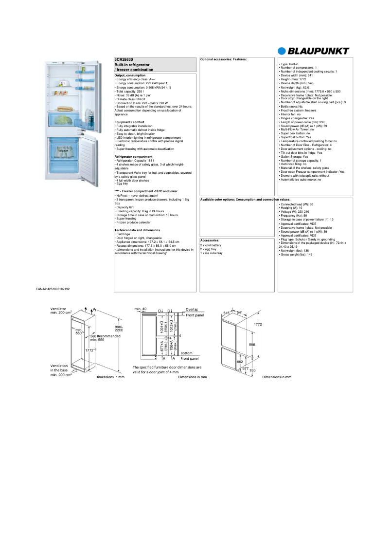 Image de la première page du manuel de l'appareil 5CR28630