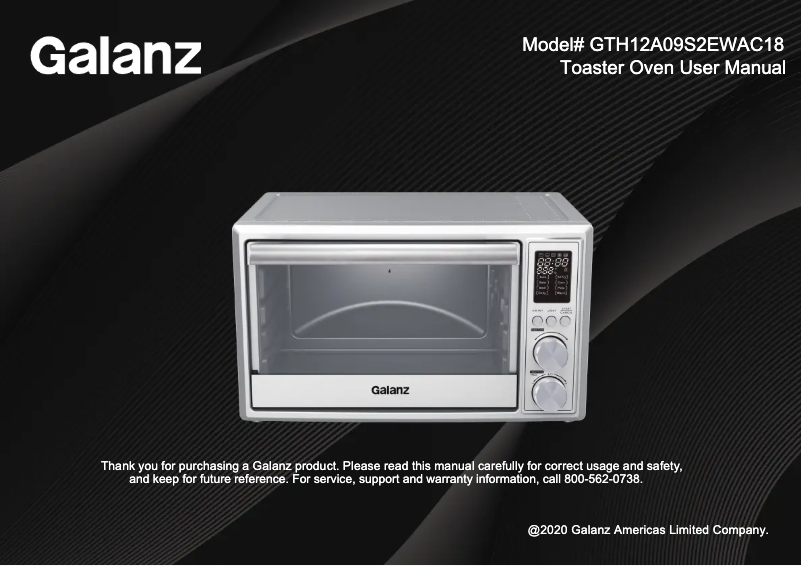 Page n°1 - Manuel utilisateur Galanz GTH12A09S2EWAC18