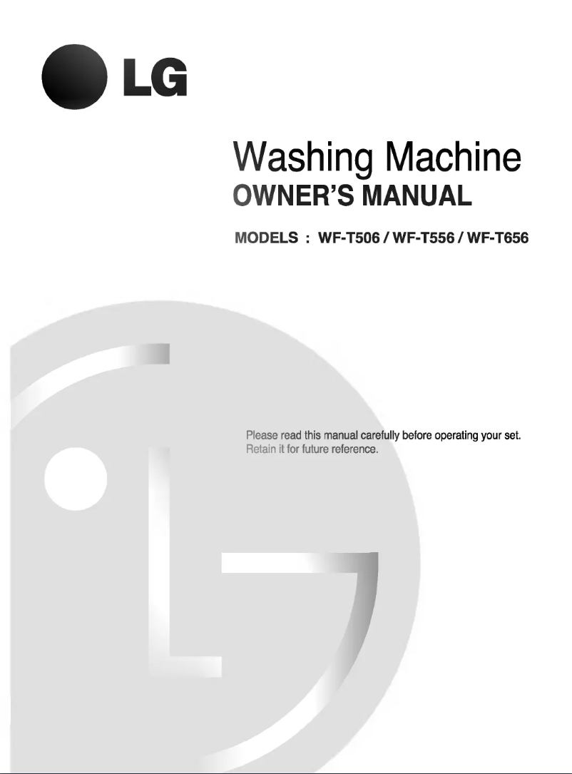 Image de la première page du manuel de l'appareil WFT70A34DPT