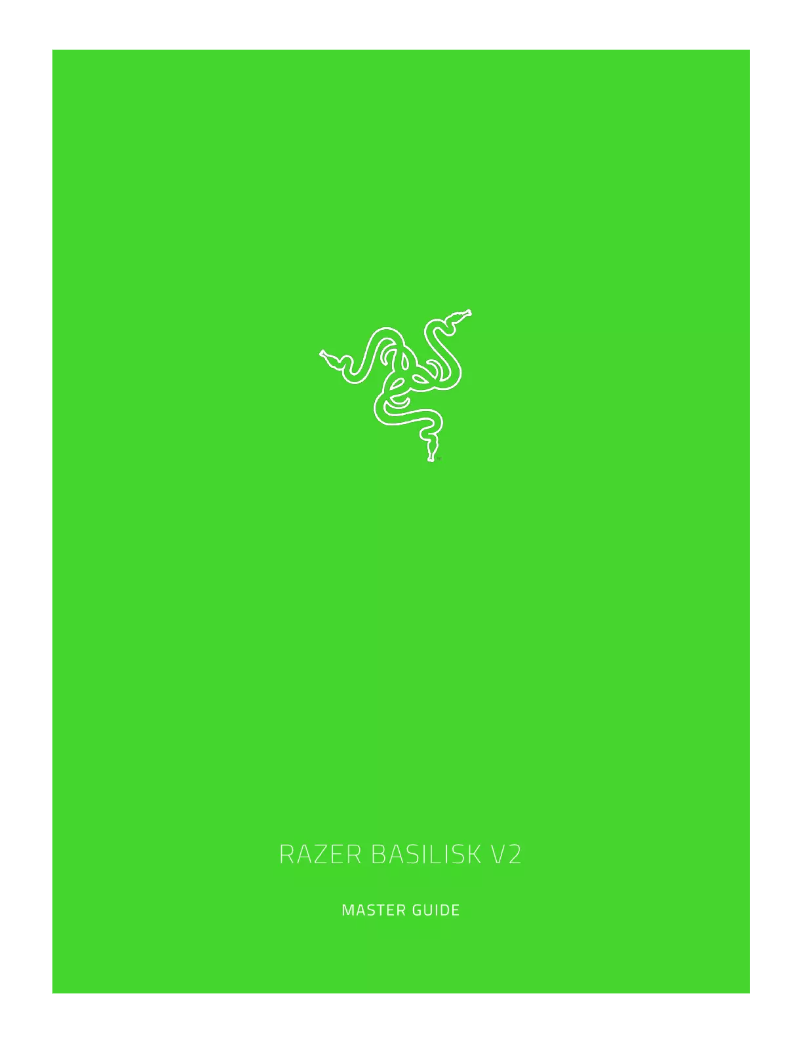 Page 1 de la notice Manuel utilisateur Razer Basilisk V2