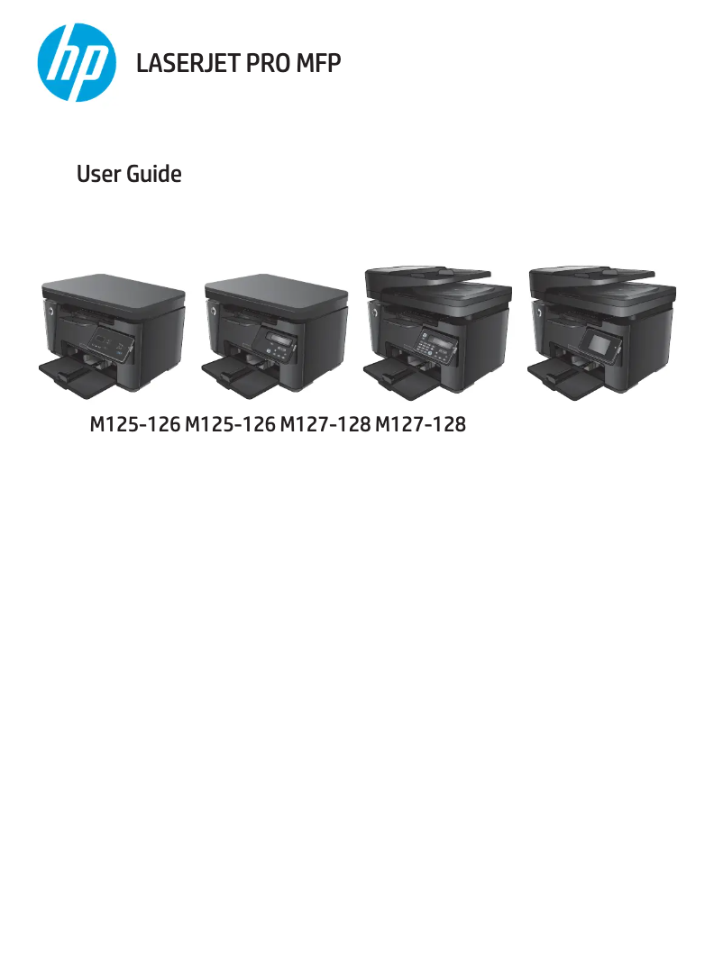 Imagen de la primera página del manual del dispositivo M127FN
