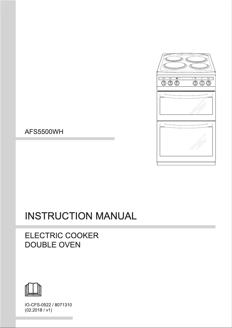 Page 1 de la notice Mode d'emploi Amica AFS5500WH