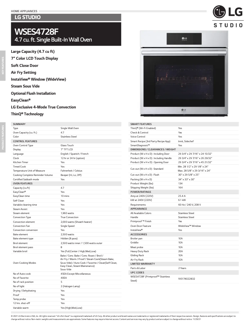 Image de la première page du manuel de l'appareil WSES4728F