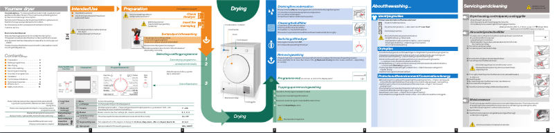 Page 1 de la notice Manuel utilisateur Bosch WTS84509GB