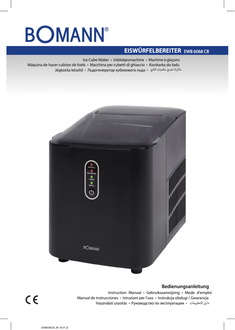 Image de la première page du manuel de l'appareil EWB 6068 CB