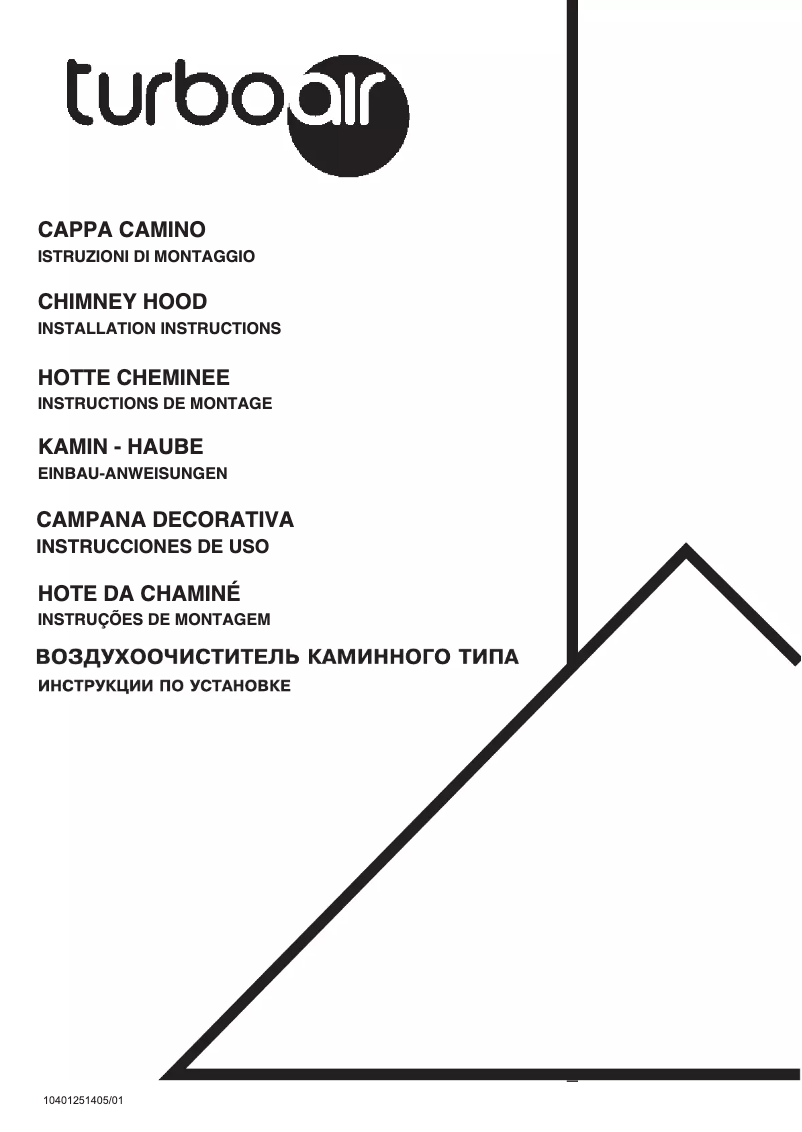 Image de la première page du manuel de l'appareil Salento IX/A/90/CAM