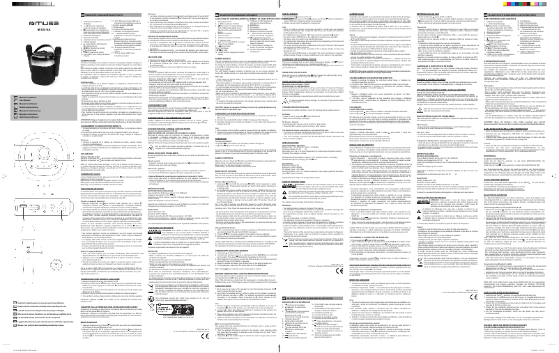 Page n°1 - Manuel utilisateur Muse M-530 KA