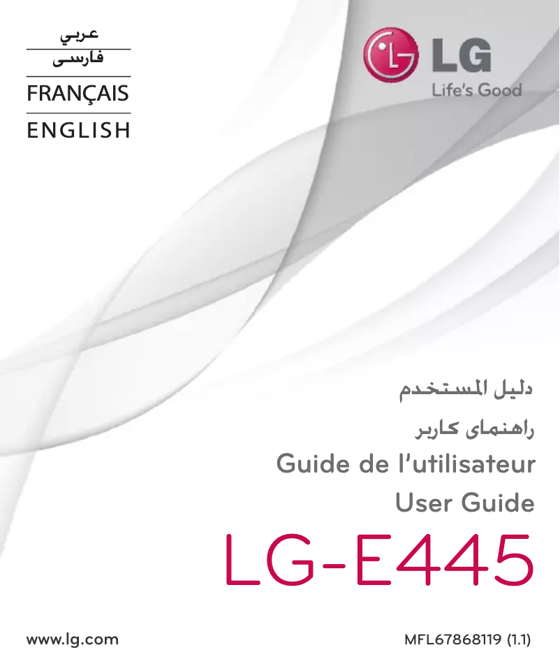 Page n°1 - Manuel utilisateur LG Optimus L4 II
