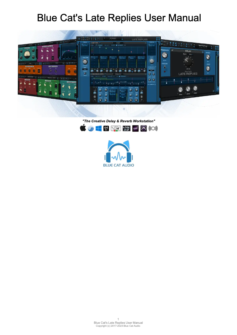 Image de la première page du manuel de l'appareil Late Replies