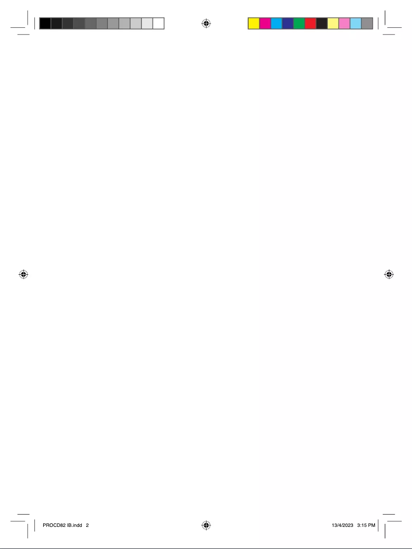 Image de la première page du manuel de l'appareil PROCD8